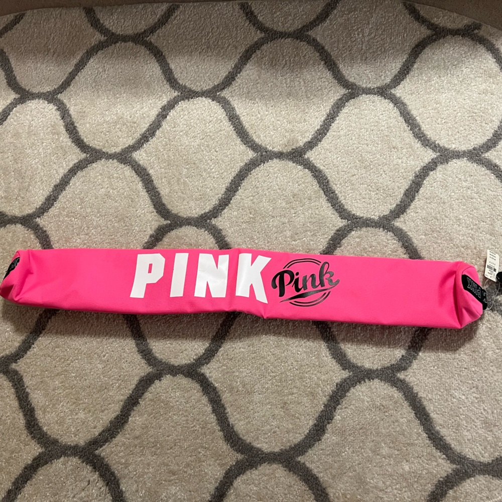 VS Pink insulated can cooler